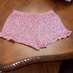 Wonder Nation Pink and Blue Leopard Print Shorts